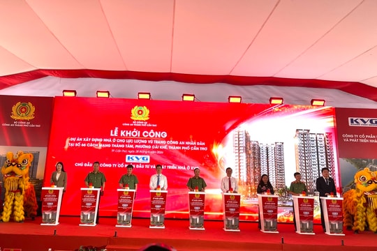 Khởi công khu nhà ở cho lực lượng Công an nhân dân tại Cần Thơ