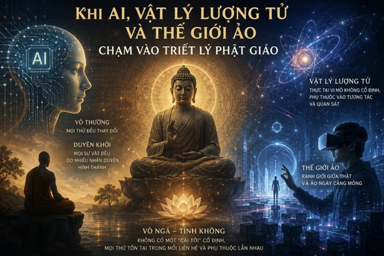 Khi AI, vật lý lượng tử và thế giới ảo chạm vào triết lý Phật giáo