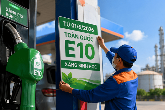 Xăng sinh học E10 phủ sóng toàn quốc từ hôm nay 1/6