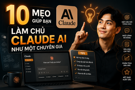 Đừng chỉ hỏi-đáp: 10 mẹo giúp bạn làm chủ Claude AI như một chuyên gia