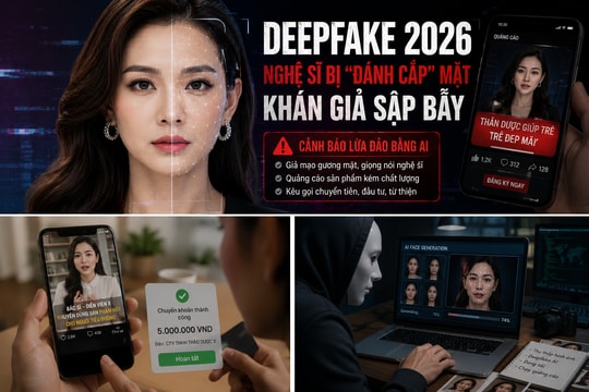 Deepfake 2026: Đánh cắp mặt nghệ sĩ, khán giả sập bẫy