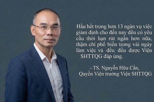 TS. Nguyễn Hữu Cẩn: Giám định sở hữu trí tuệ không có tình trạng chậm trễ
