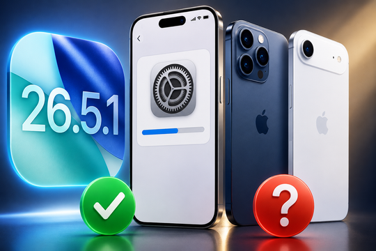 iOS 26.5.1 chỉ dành riêng cho iPhone 17 và iPhone Air, người dùng có nên cập nhật?