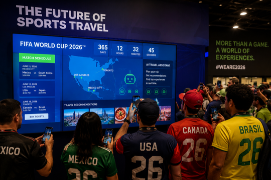 Bước ngoặt kỹ thuật số tiếp sức 'cơn sốt' du lịch thể thao mùa World Cup 2026