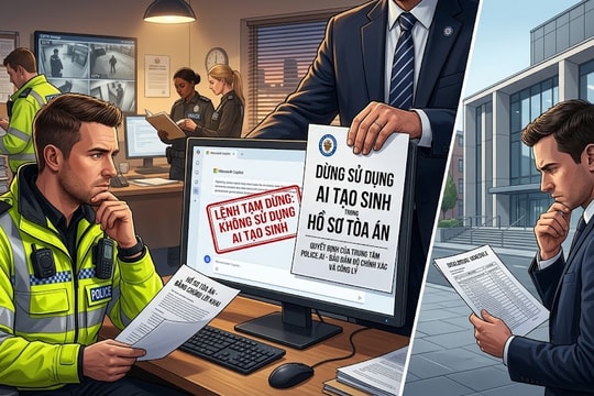 Cảnh sát Anh phải ngừng sử dụng trí tuệ nhân tạo trong hồ sơ tố tụng