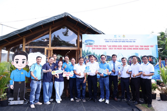 SAWACO đồng hành phong trào ‘Lao động giỏi, năng suất cao, thu nhập tốt’, Ngày hội Công nhân 2026