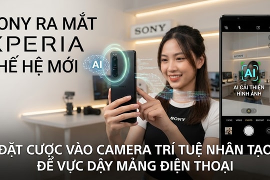Sony đặt cược vào camera AI để hồi sinh điện thoại thông minh