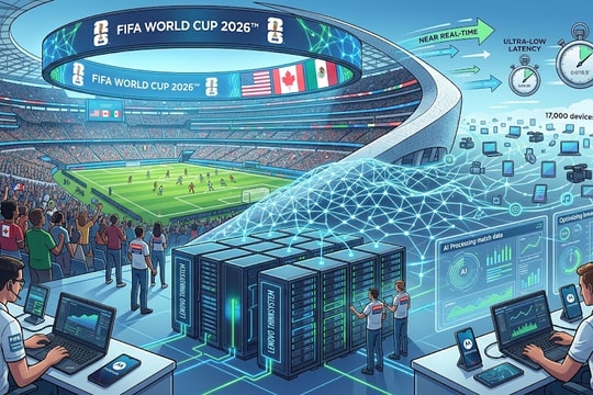 Lenovo dùng AI và 17 nghìn thiết bị để giảm độ trễ phát sóng World Cup 2026