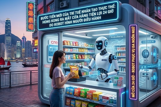 Hồng Kông ra mắt cửa hàng tiện lợi 24 giờ do robot hình người điều hành