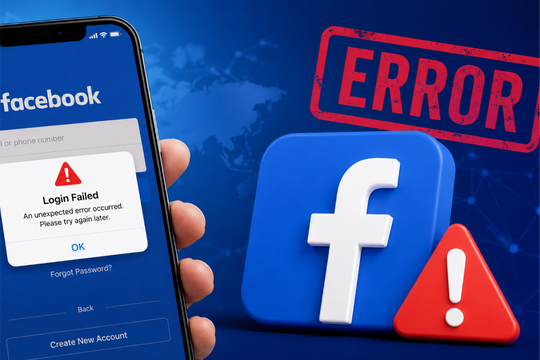 Facebook tiếp tục gặp sự cố tối 12/6: Người dùng đồng loạt báo lỗi đăng nhập, không tải được bảng tin