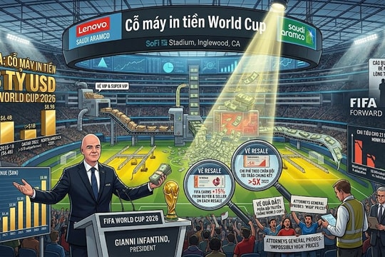 Doanh thu 13 tỉ USD của FIFA tại World Cup 2026 có minh bạch?