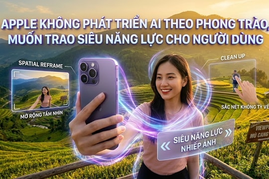 Apple không làm AI trên điện thoại theo kiểu chạy theo xu hướng