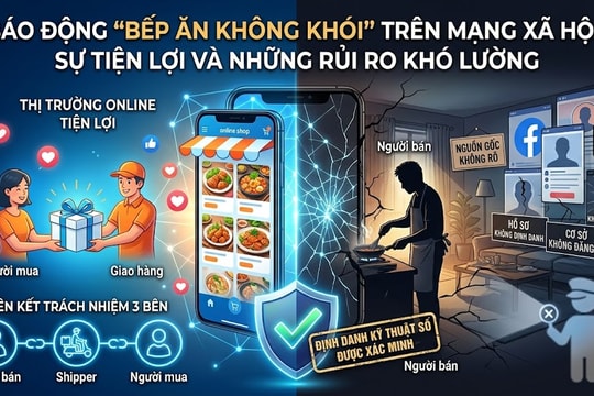 Báo động 'bếp ăn không khói' trên mạng xã hội