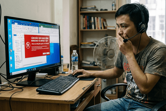 Xài Windows, Office lậu: Tiết kiệm vài triệu, rủi ro mất tiền tỉ