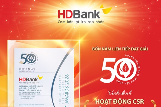 HDBank: Tăng trưởng ấn tượng song hành cùng trách nhiệm cộng đồng