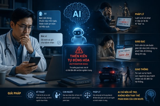 Tin tưởng AI quá mức đã lộ ra nguy cơ thiên kiến tự động hóa