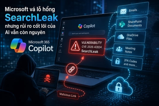 Microsoft vá lỗ hổng trên M365 Copilot nhưng rủi ro của AI vẫn còn