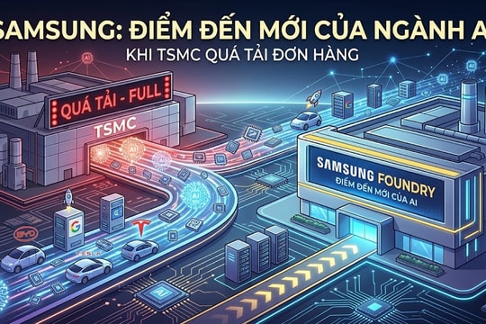 Samsung bất ngờ trở thành 'điểm đến' mới của ngành AI khi TSMC quá tải
