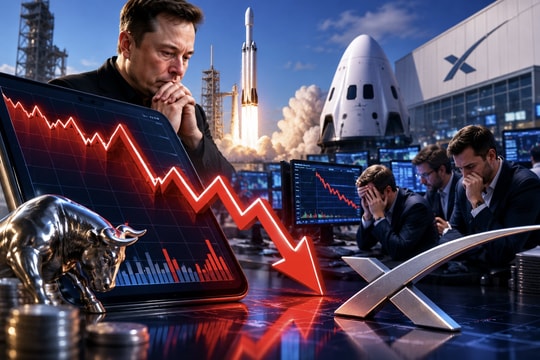 Cổ phiếu SpaceX giảm 2 phiên liên tiếp khi cơn sốt hậu IPO hạ nhiệt