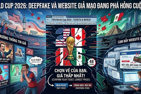 Deepfake và website giả mạo đang phá hỏng niềm vui World Cup 2026
