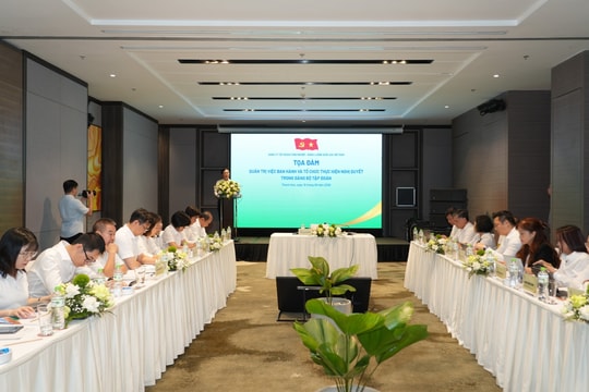 Petrovietnam nâng cao hiệu quả quản trị việc ban hành và tổ chức thực hiện nghị quyết