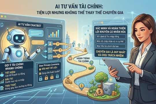 AI tư vấn tài chính: Tiện lợi nhưng không thể thay thế chuyên gia