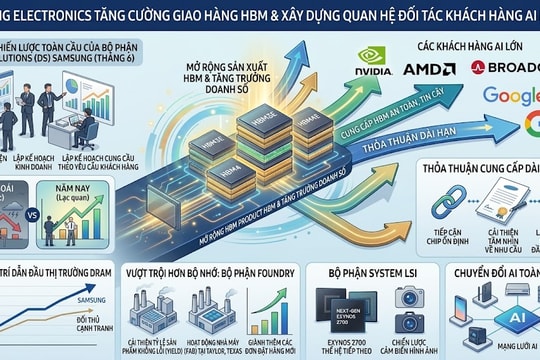 Toan tính của Samsung khi mở rộng sản xuất bộ nhớ băng thông cao