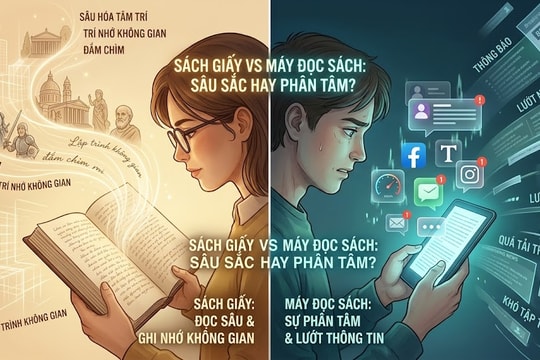 Có sách điện tử, vì sao nhiều người vẫn chọn đọc sách giấy?