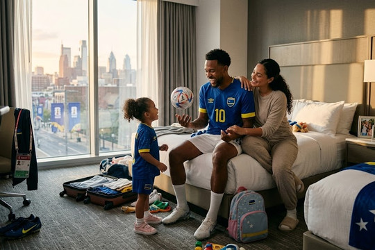 Bác sĩ lí giải việc cầu thủ Curacao được chung phòng với vợ tại World Cup
