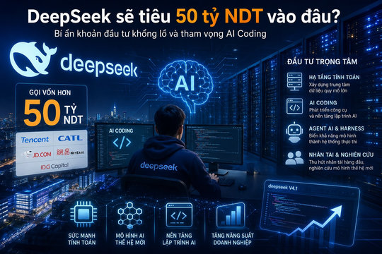 Công ty DeepSeek sẽ tiêu 50 tỉ nhân dân tệ vào tham vọng nào?