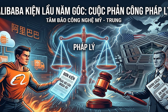 Alibaba kiện Lầu Năm Góc làm căng thẳng quan hệ Mỹ - Trung