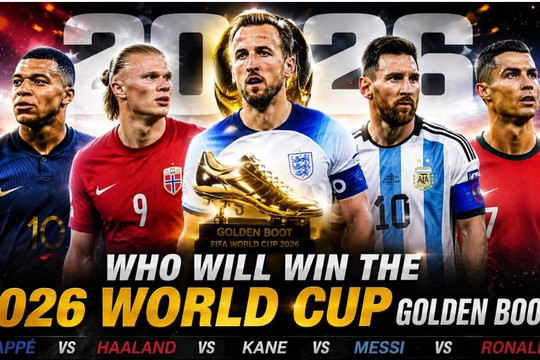 Cuộc đua Vua phá lưới World Cup 2026: Messi dẫn đầu, Mbappé và Haaland bám đuổi
