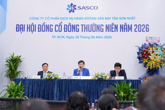ĐHĐCĐ SASCO 2026: Tăng trưởng bứt phá, cổ tức tiền mặt hấp dẫn 46,24%