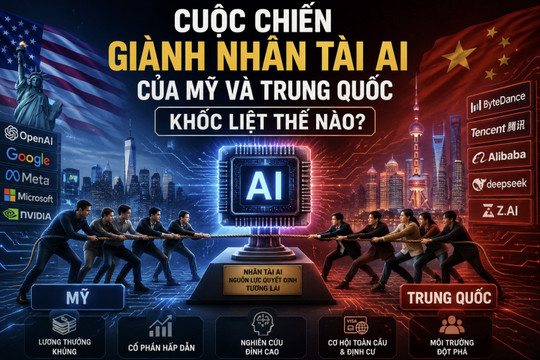Cuộc chiến giành nhân tài AI của Mỹ và Trung Quốc khốc liệt thế nào?