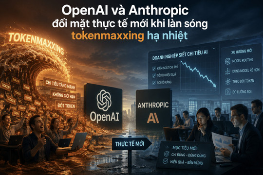 OpenAI, Anthropic đối mặt thực tế mới khi làn sóng tokenmaxxing hạ nhiệt