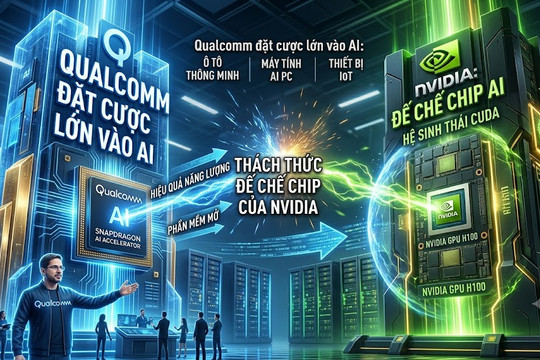 Qualcomm thách thức đế chế chip AI của Nvidia