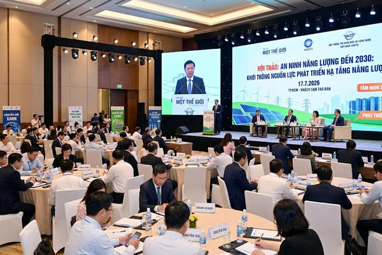 Hội thảo 'An ninh năng lượng đến 2030: Khơi thông nguồn lực phát triển hạ tầng năng lượng' sắp diễn ra tại TP.HCM