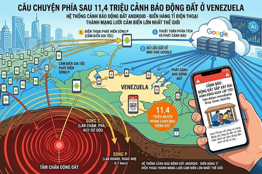 Câu chuyện phía sau 11,4 triệu cảnh báo sớm động đất ở Venezuela