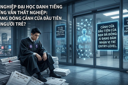 Tốt nghiệp đại học danh tiếng nhưng vẫn thất nghiệp vì bị AI cạnh tranh