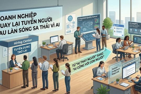 Doanh nghiệp quay lại tuyển người sau làn sóng sa thải do AI