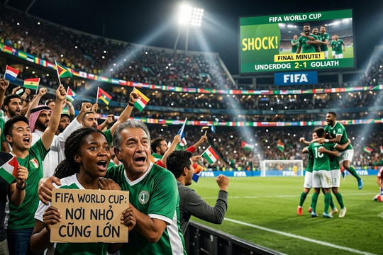 World Cup giúp khán giả quên bớt sự bất bình đẳng giữa các nước trên thế giới