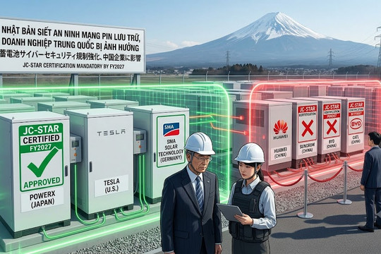Nhật Bản siết an ninh mạng với pin lưu trữ, doanh nghiệp Trung Quốc bị ảnh hưởng