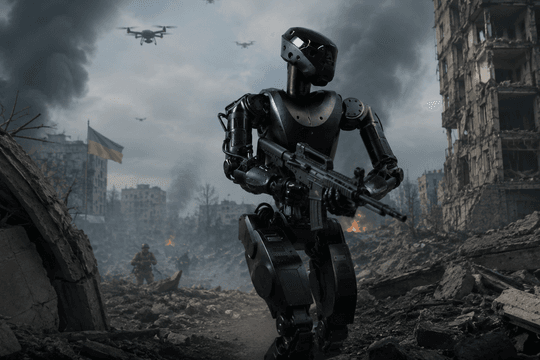 Chiến trường Ukraine sắp có binh đoàn robot hình người tham chiến?