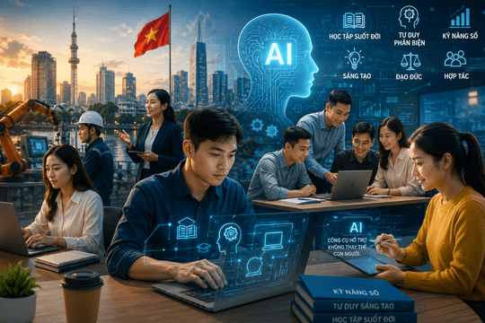 Kỷ nguyên AI: Người lao động Việt Nam cần học gì để không bị bỏ lại?
