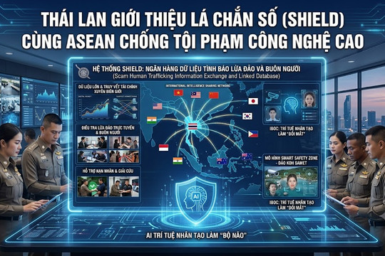 Cùng ASEAN chống tội phạm công nghệ cao, Thái Lan giới thiệu 'lá chắn số'