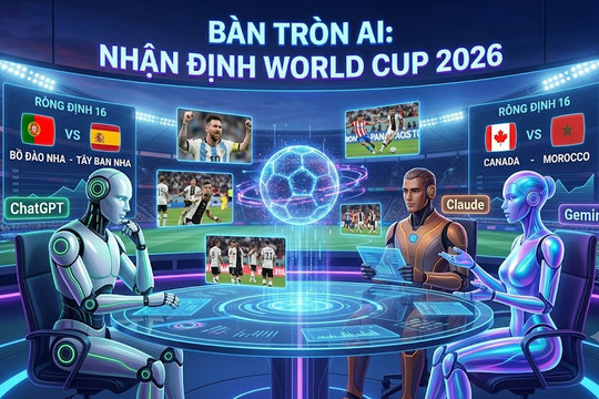 Bàn tròn AI: Cùng 3 mô hình AI bàn luận World Cup