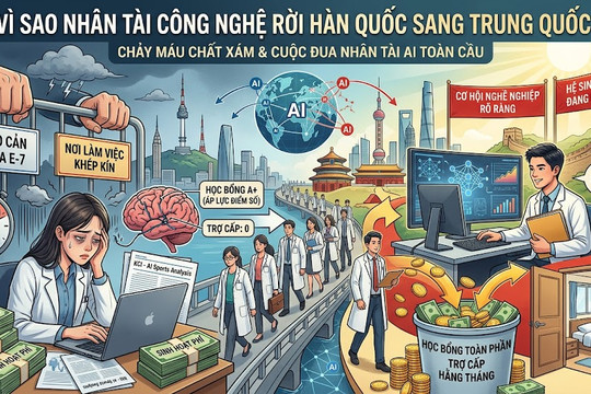 Vì sao nhân tài công nghệ rời Hàn Quốc sang Trung Quốc?
