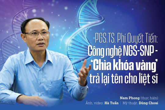 PGS.TS. Phí Quyết Tiến: Công nghệ NGS-SNP – ‘Chìa khóa vàng’ trả lại tên cho liệt sĩ