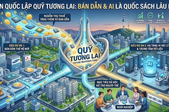 Hàn Quốc lập Quỹ Tương lai, coi bán dẫn và AI là quốc sách lâu dài