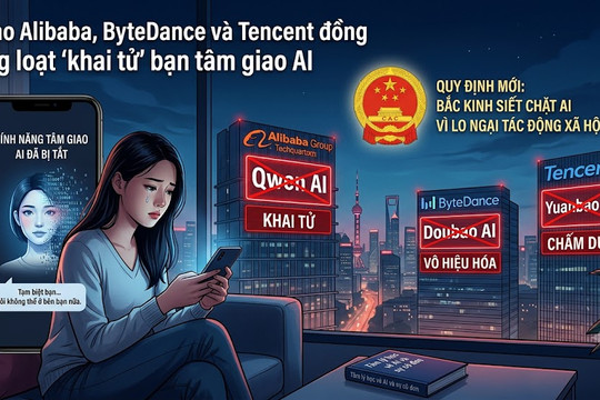 Vì sao Alibaba, ByteDance và Tencent đồng loạt ‘khai tử’ bạn tâm giao AI?